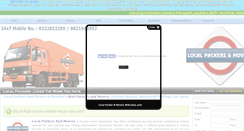 Desktop Screenshot of packersandmoversinmumbai.com